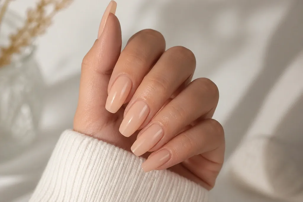 For renters removable nude acrylic nails