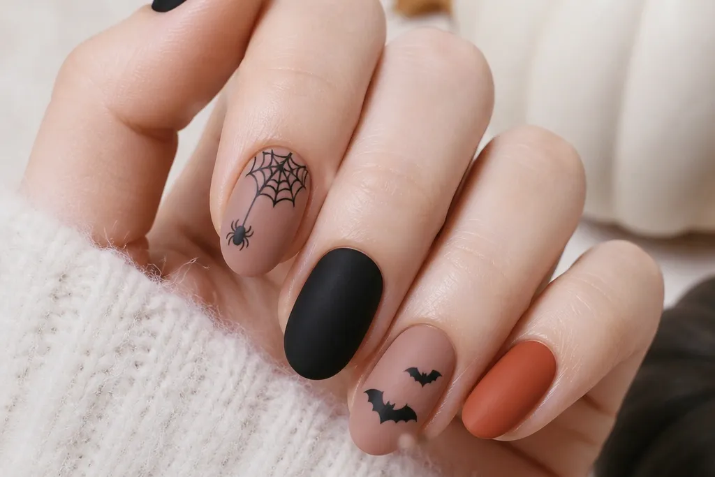 Simple halloween nails worth trying this season