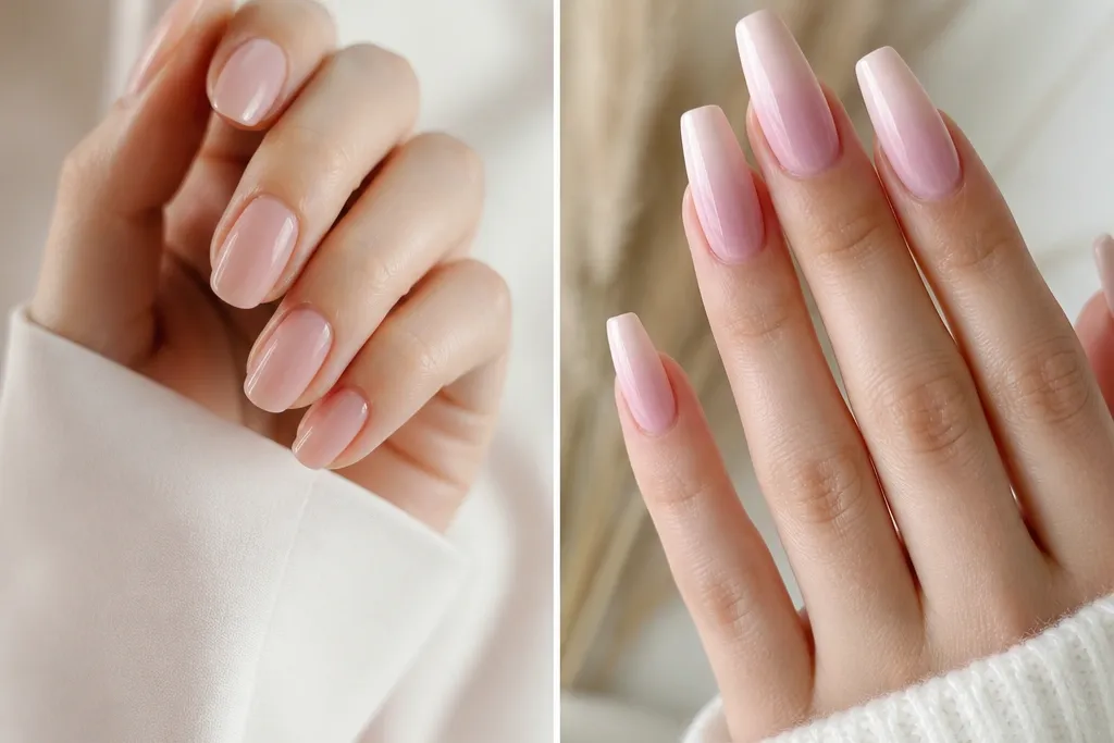 Soft pink gel nails vs acrylic: which lasts longer