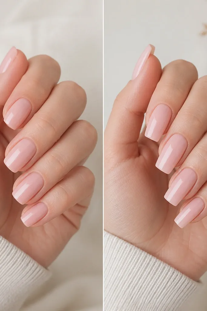 Soft pink gel nails vs acrylic: which lasts longer