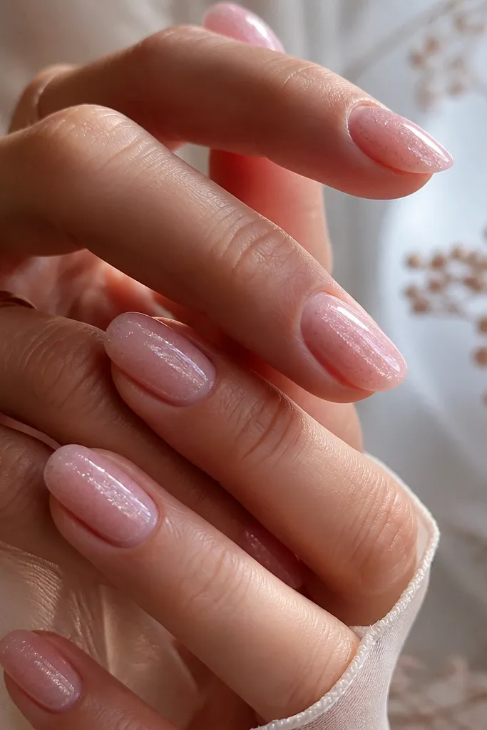 Soft pink glitter nails: mistakes I wish I knew